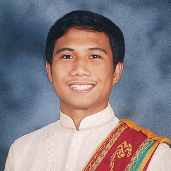ONE UPV scholar Edmar Bandoja in graduation attire
